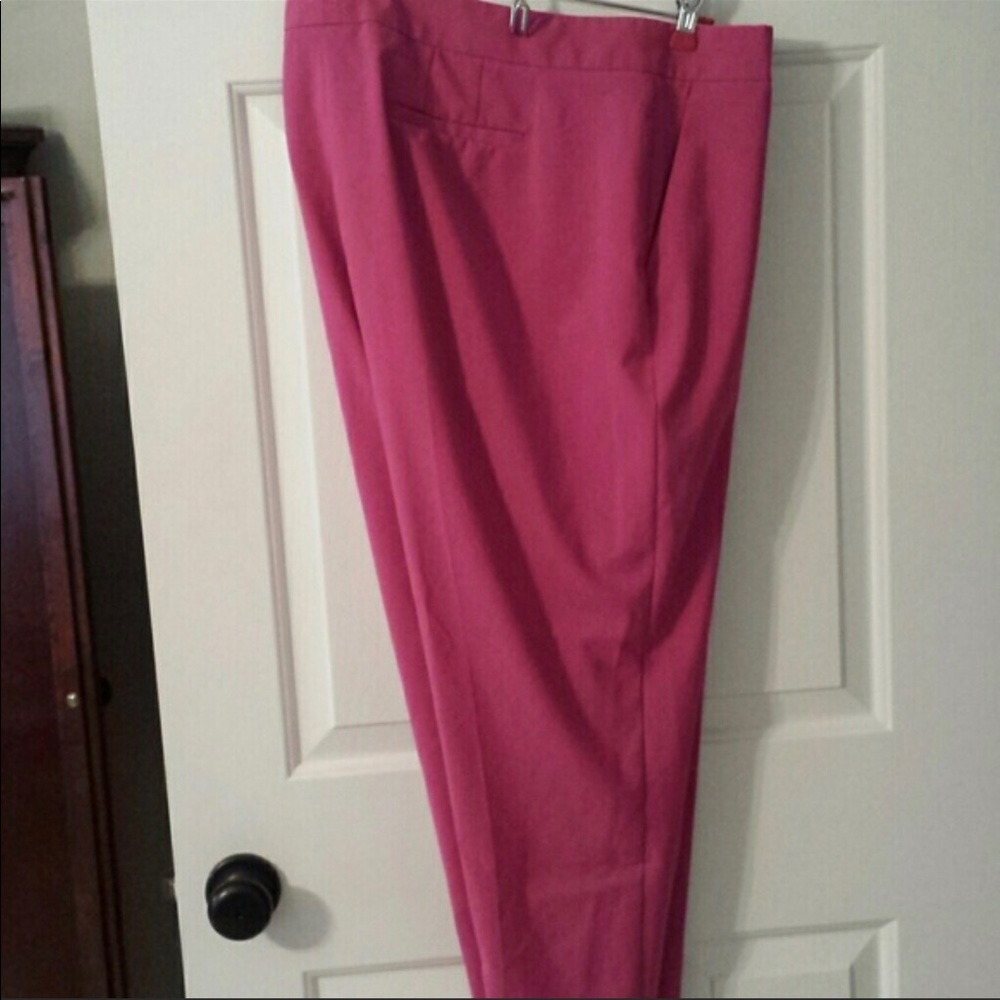 Pink dressy capris